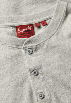 სუპერდრაი მაისური Essential logo emb s/s henley 