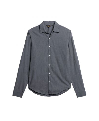 სუპერდრაი პერანგი L/s cotton smart shirt