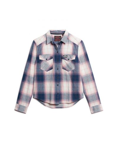 სუპერდრაი პერანგი Lumberjack check flannel shirt