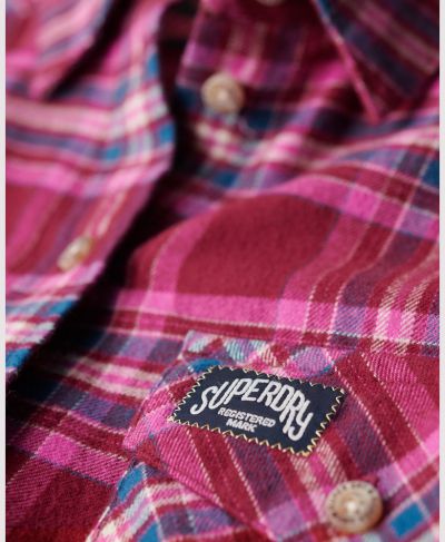სუპერდრაი პერანგი Lumberjack check flannel shirt 